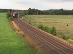 120 152 mit KM 50476 (Maschen–Bremerhaven) am 31.07.2013 zwischen Maschen und Jesteburg