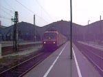 120 104 zieht am 04.04.09 einen Ersatz-IC Richtung Nrnberg.