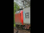  Und jetzt kommst Du, steil aus dem Gebsch  145 068-3 fhrt nach Signalhalt aus der Nordschleife bei Eichenberg weiter in Richtung Norden.