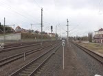 145 055-0 kommt am 15.03.2014 mit den Elbtalumleiter durch Werdau nach Zwickau gefahren.