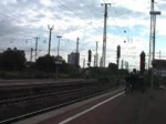 Anlsslich der Loveparade hat ein Sonderzug aus Dresden Einfahrt in den Dortmunder Hauptbahnhof.