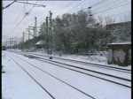 Eine 152 fuhr mit Getreide Wagen am 30.1 durch den Bahnhof Hamburg-Harburg.