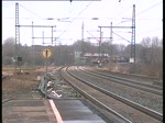 152 011 fuhr mit einem Gterzug durch den kleinen Bahnhof Ashausen am 13.3