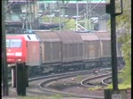 Eine 152 zog einen Mischer durch den Bahnhof Hamburg-Harburg am 22.5.