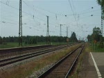 Die Lok 152 170-7 zieht am Nachmittag des 30.05.08 einen Gterzug in Richtung Mnchen. (aufgenommen BHF Gersthofen)