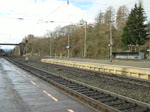 Am Sonntag, den 28.02.2010, legten wir auf der Fahrt zum Familienbesuch einen obligatorischen Stop in Eichenberg ein, und siehe da, 152 137-6 kam mit einem Aufliegerzug in Fahrtrichtung Norden vorbei.