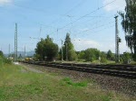 Bevor sie alle nach Leipzig in den S-Bahn Dienst gehen, nochmal schn die 182 004-2 bei Eschwege West in Fahrtrichtung Sden.