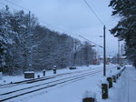 Ein Knaller, da es zu dunkel war, war an ein Foto nicht mehr zu denken. Also ein Video von 182 003-4 mit einer RE 10-Garnitur auf dem RE 2 mit +25 durch Bestensee Richtung Cottbus. 