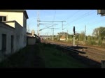 Einfahrt eines S-Bahn Zuges von Meien nach Schna am 16.10.2011 in Pirna. Es zieht 182 017.