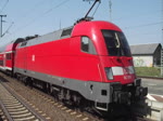 RE 18114 bei der Abfahrt in Burg am 09.05.2013