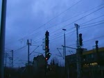 Gterzugausfahrt in Lehrte am 28.11.2009, mit 185 358.