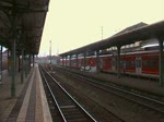 Eine Elok der BR 185 fuhr in Febura 2010 in Lehrte ein.