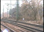 Eine 185 zog eine Gz durch den Bahnhof Hamburg-Harburg am 27.3.
