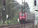 Zugkreuzung zweier DB 185 Loks ( 185 347-2 und 185 026-2)in Vogelbach - Bruchmühlbach Miesau 10.10.2015