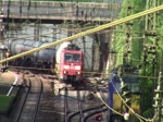 DB 185 039-5 mit Güterzug und VLEXX Durchfahrt in Saarbrücken-Herrensohr,06.09.2015
