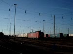 185 10x-x bei der Ausfahrt aus dem Veddeler Gbf, AVL in Richtung Maschen.