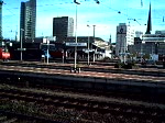 hier durch fhrt gerade Dortmund Hbf ein Fussball Sonderzug 