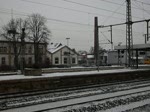 185 549 mit Holzzug am 14.01.10 in Fulda