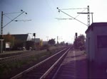 185 532 von Rail4Chem mit Getreidezug und Makrogru am 13.10.10, Richtung Gemnden, durch Himmelstadt.