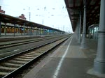 185 615 mit einem Gterzug aus Magdeburg in Richtung Wittenberge.