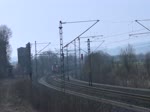 185 151-8 mit einen Kohlezug bei Iphofen am 29.03.2012