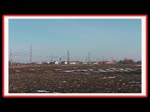 Bei der Beobachtung von Kranichen in der Nhe der Bahnstrecke Berlin-Stralsund fuhren in dieser Zeit der Reisezug RE 18314 in Richtung Stralsund und eine Lok der BR 185 zog einen Gterzug in Richtung