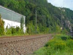 185 621-0 zu sehen am 15.09.14 bei der Einfahrt in Saalfeld/Saale.