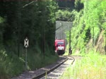DB E 186 327-3 bei der Durchfahrt in Bildstock den 11.07.2015