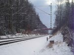 189 006 mit dem 51718 (Frankenwaldumleiter) hier am 17.01.16 in Jößnitz.