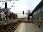 BR189 009-4 fahrt durch Bahnhof Zielona Gora, 16.12.2018