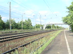 189 012 durchfhrt Saarmund mit ein Containerzug.