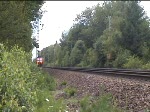 Ein GZ auf der Strecke zwischen Kaiserslautern und Hochspeyer 08.04.2005 Zuglock ist eine 185er.