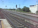 189 054 zieht am 13.06.09 einen Gterzug durch Weimar Richtung Berlin.