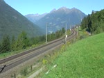 185 662 + 189 901 mit einem Güterzug am 08.09.2012 bei Penk. 
