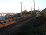 103 235 mit IC 2099 kurz vor Vaihingen/Enz am 25.04.2013.