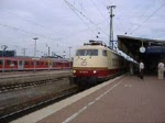 103 184 mit dem TEE79801 von Warnemnde nach Bonn bei der Ausfahrt aus Dortmund.(20.05.07)
