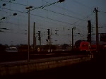 29.11.2008 103 222 mit drei Messwagen bei der Einfahrt in den Kölner Hbf