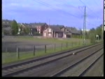 berholung eines Sonderzuges mit Dampflok durch IC mit 103 am 28.