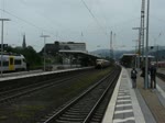 Lok 103 184-8 verlsst mit dem Rheingold am 25.06.2011 den Bahnhof von Koblemz im Richtung Kln.