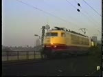 Paralleleinfahrt des IC nach Hamburg und dem Dampfsonderzug der DGEG nach Hannover am 2.
