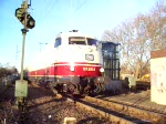 103 235 - 8 zieht den TEE 91300 von Mannheim nach Papenburg - hier zu sehen im Bahnhof Essen-Altenessen am 16.02.2008 um 9:01 Uhr bei erstklassigem Wetter