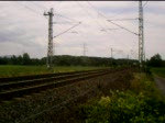 Der RE 15414 Frankfurt(Main)Hbf - Koblenz Hbf mit schiebender Br 110 hinter Hattersheim-Eddersheim am 19.05.08