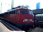 BR 110 321-7 verlässt mit einem Soderzug Dortmund Hbf