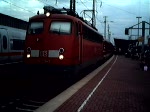 hier 110 359 mit dem EuroExpress der Zurück nach Münster fährt