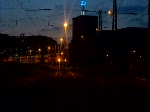 Eine 110 in Aachen Hbf abends
