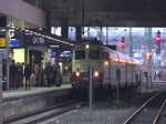 E10 1309 mit AKE Rheingold in Düsseldorf Hbf, am 25.03.2018.