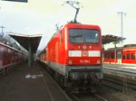Wegen Oberleitungsstrung fur diese 112 in Lehrte von Gleis 12 in Febura 2010 ab.