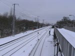Durchfahrt eines Regionalexpress durch Berlin Karlshorst, 1.1.2010