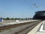 Ausfahrt des RegionalExpress 38170 RE2 nach Rathenow via Wustermark.
