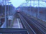 Ein RE1 fhrt durch Berlin Karlshorst.